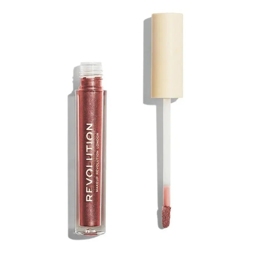 Nudes Collection Metallic Lip Gloss - Pixelated Blush Rhea