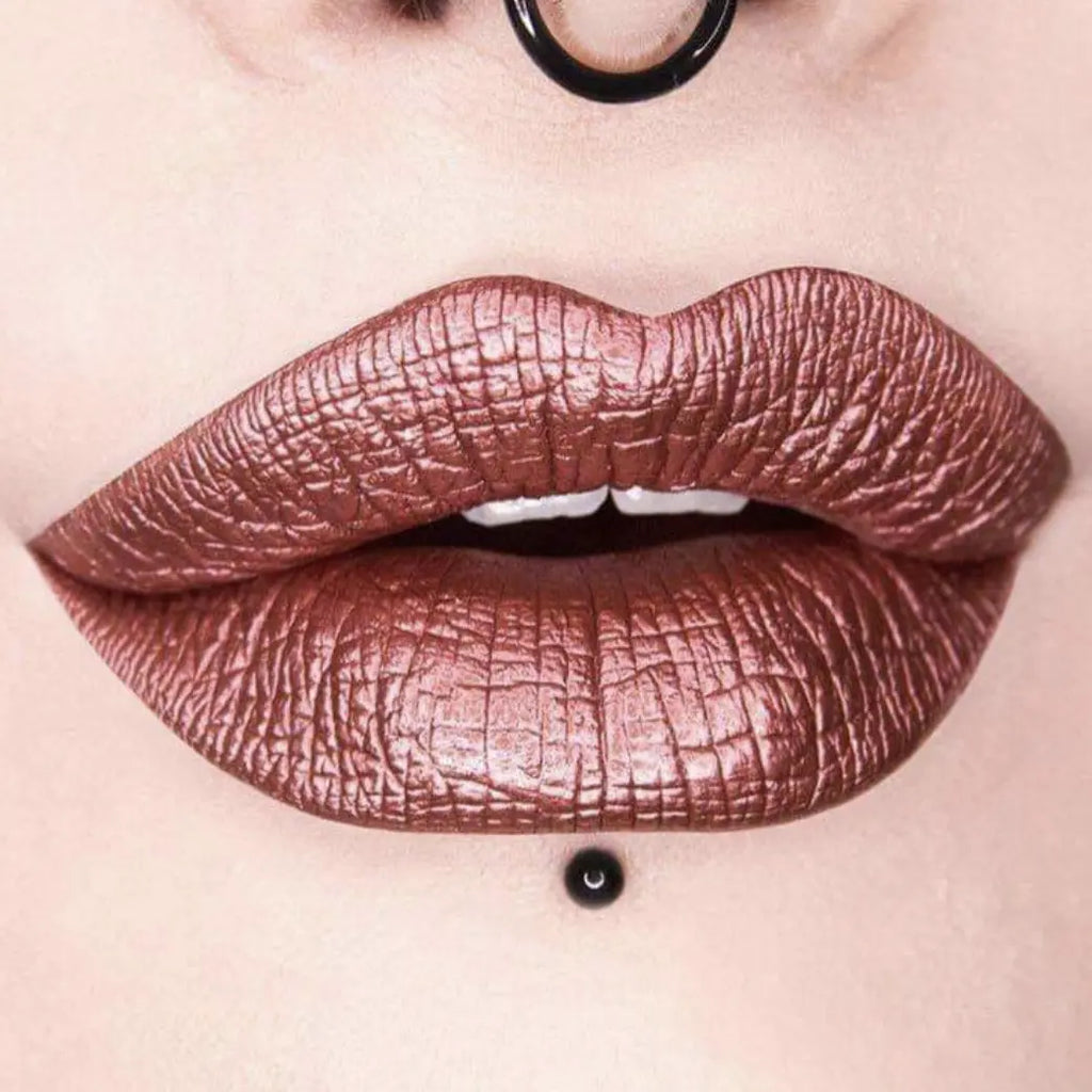 Nudes Collection Metallic Lip Gloss - Pixelated Blush Rhea